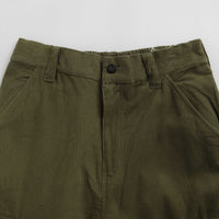 Poetic Collective Poet Corduroy Cargo Pants in Olive Green thumbnail