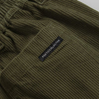 Poetic Collective Poet Corduroy Cargo Pants in Olive Green thumbnail