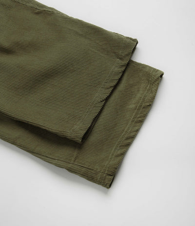 Poetic Collective Poet Corduroy Cargo Pants in Olive Green