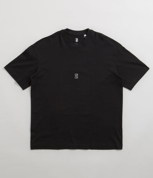 Poetic Collective Rubber Patch T-Shirt - Black