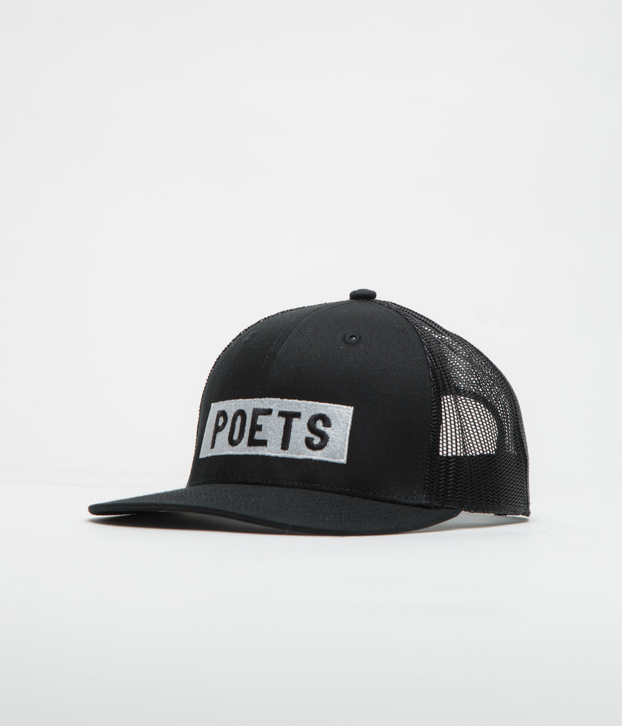 Poets Lincoln Cap in Black