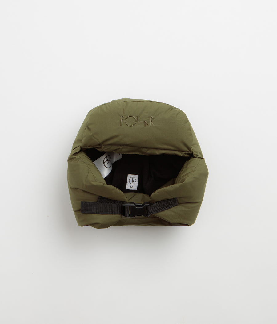 Polar Ailu Puffer Trapper Cap - Army Green
