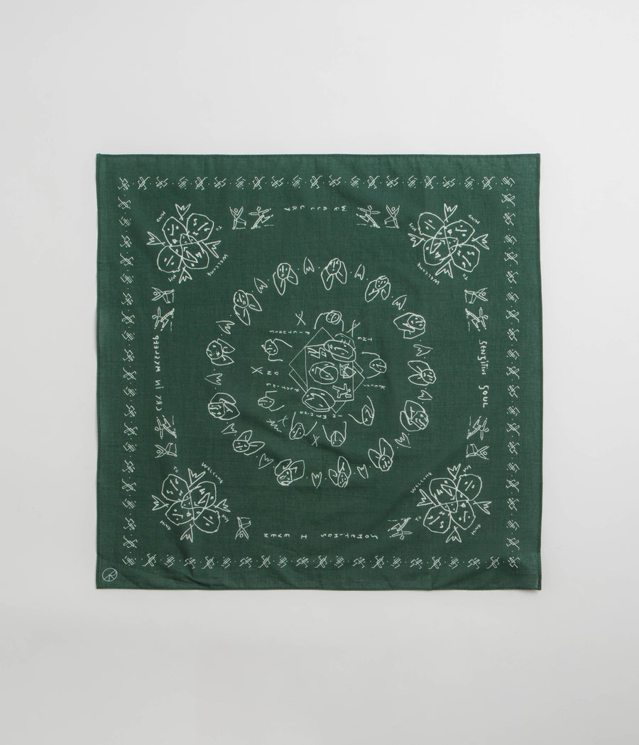 Polar Bandana in Dark Green