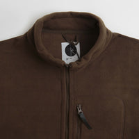Polar Basic Fleece Jacket in Brown thumbnail