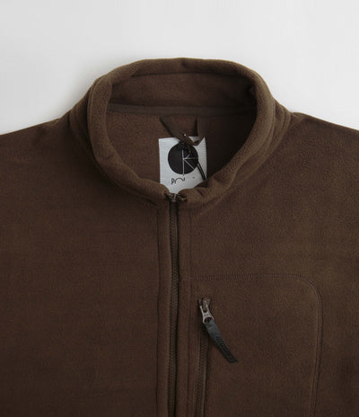 Polar Basic Fleece Jacket in Brown