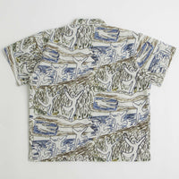 Polar Beach Day Tom Short Sleeve Shirt in Off White thumbnail