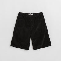 Polar Big Boy Cord Shorts - Black thumbnail