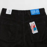 Polar Big Boy Cord Shorts - Black thumbnail