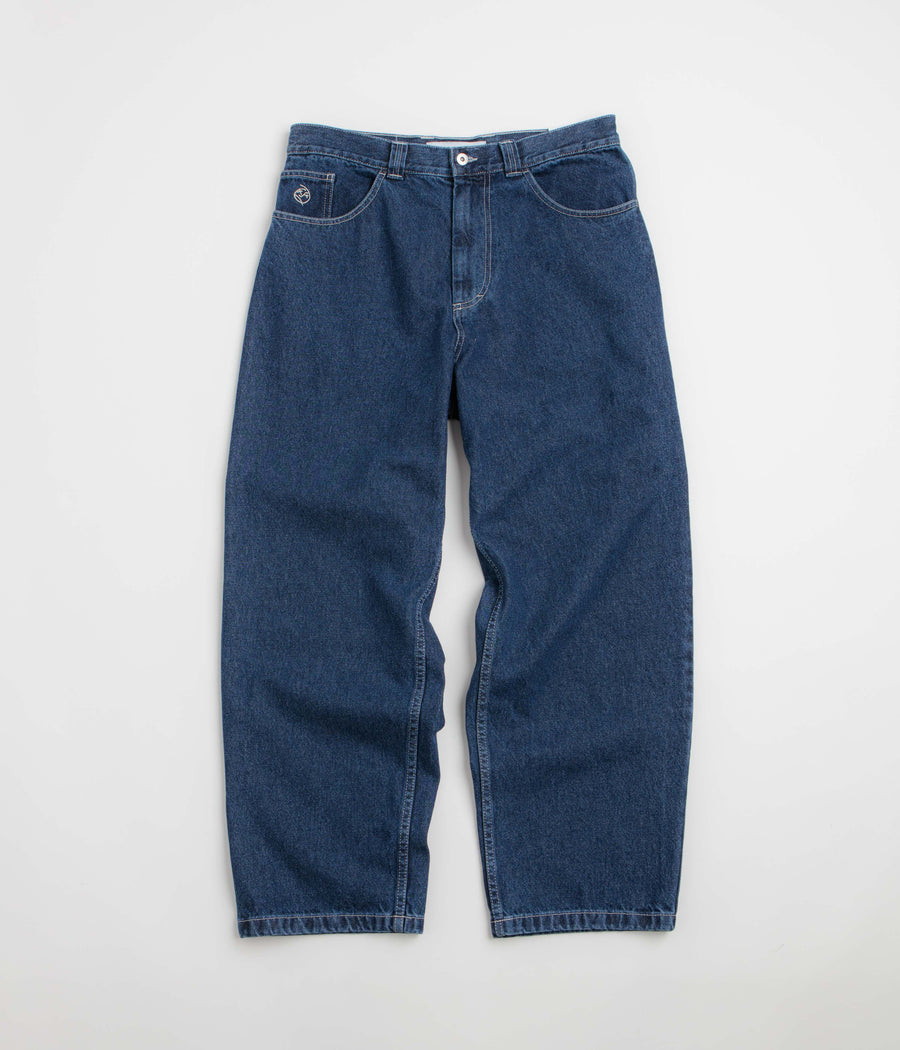 Polar Big Boy Jeans - Dark Blue / White Stitching