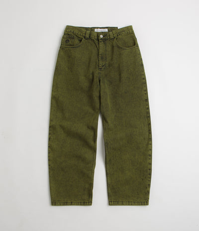 Polar Big Boy Jeans in Green and Black / Black