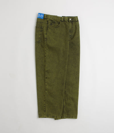 Polar Big Boy Jeans in Green and Black / Black