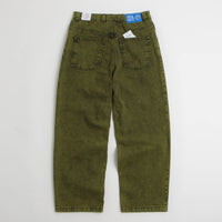 Polar Big Boy Jeans in Green and Black / Black thumbnail