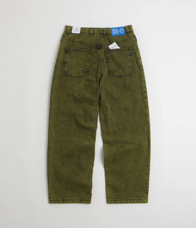 Polar Big Boy Jeans in Green and Black / Black