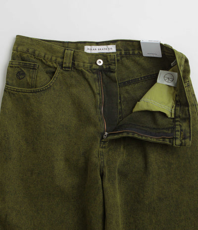 Polar Big Boy Jeans in Green and Black / Black