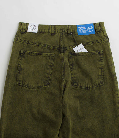 Polar Big Boy Jeans in Green and Black / Black