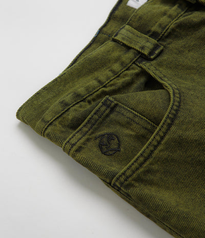 Polar Big Boy Jeans in Green and Black / Black