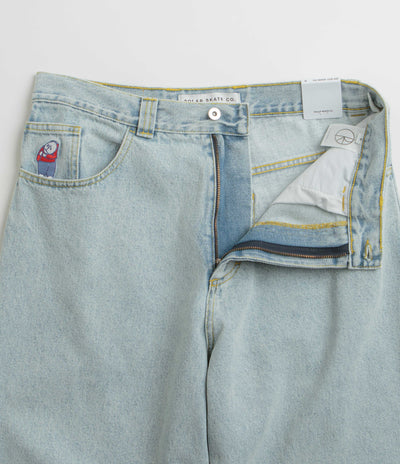 Polar Big Boy Jeans in Light Blue and OG Logo
