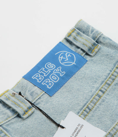 Polar Big Boy Jeans in Light Blue and OG Logo