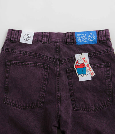 Polar Big Boy Jeans in Purple Black