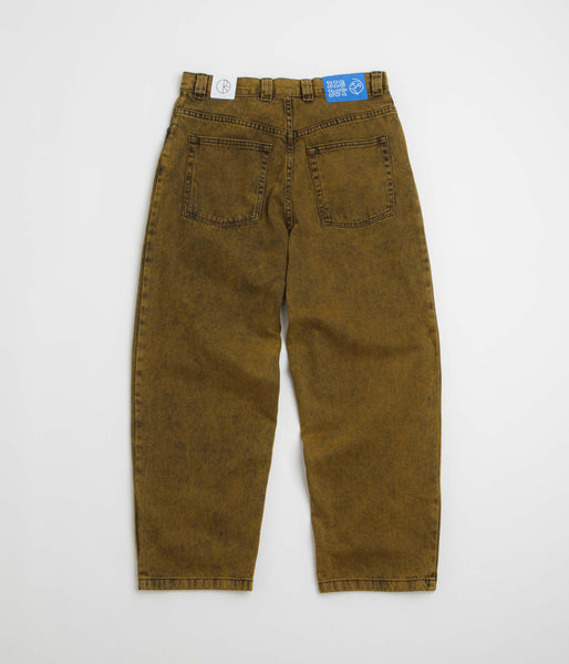 Polar Big Boy Jeans - Yellow Black / Black | Flatspot