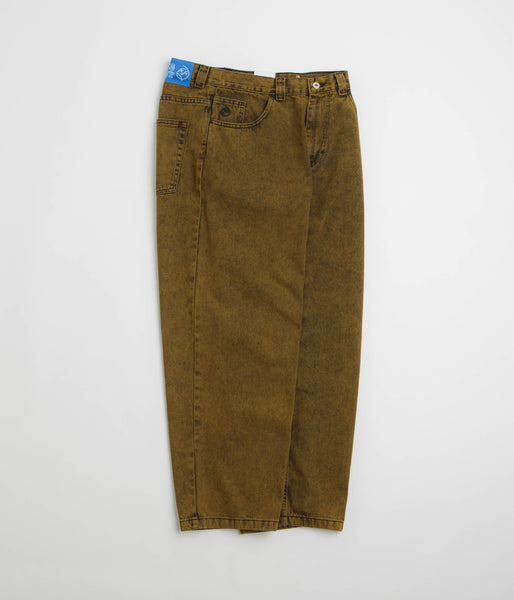 Polar Big Boy Jeans - Yellow Black / Black | Flatspot