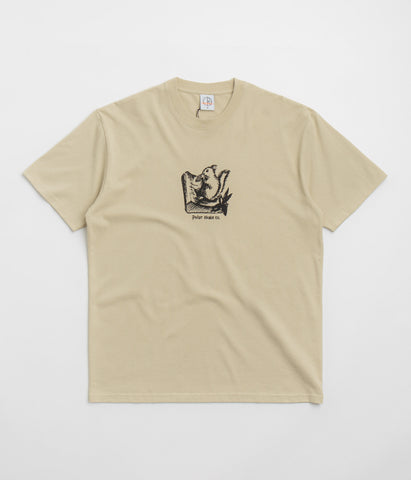 Polar Burnside 2084 T-Shirt - Sand | flatspot