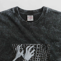 Polar Caged Hands Acid Long Sleeve T-Shirt - Black thumbnail