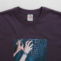 Polar Caged Hands T-Shirt - Dark Violet thumbnail