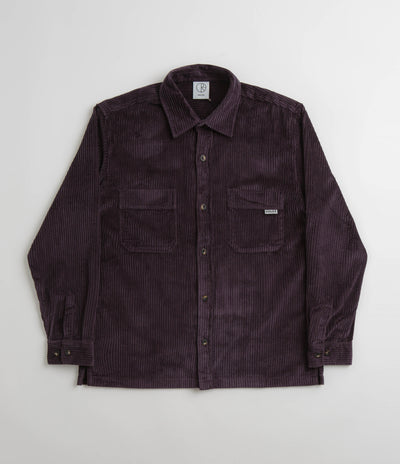 Polar Cord Shirt - Dark Violet
