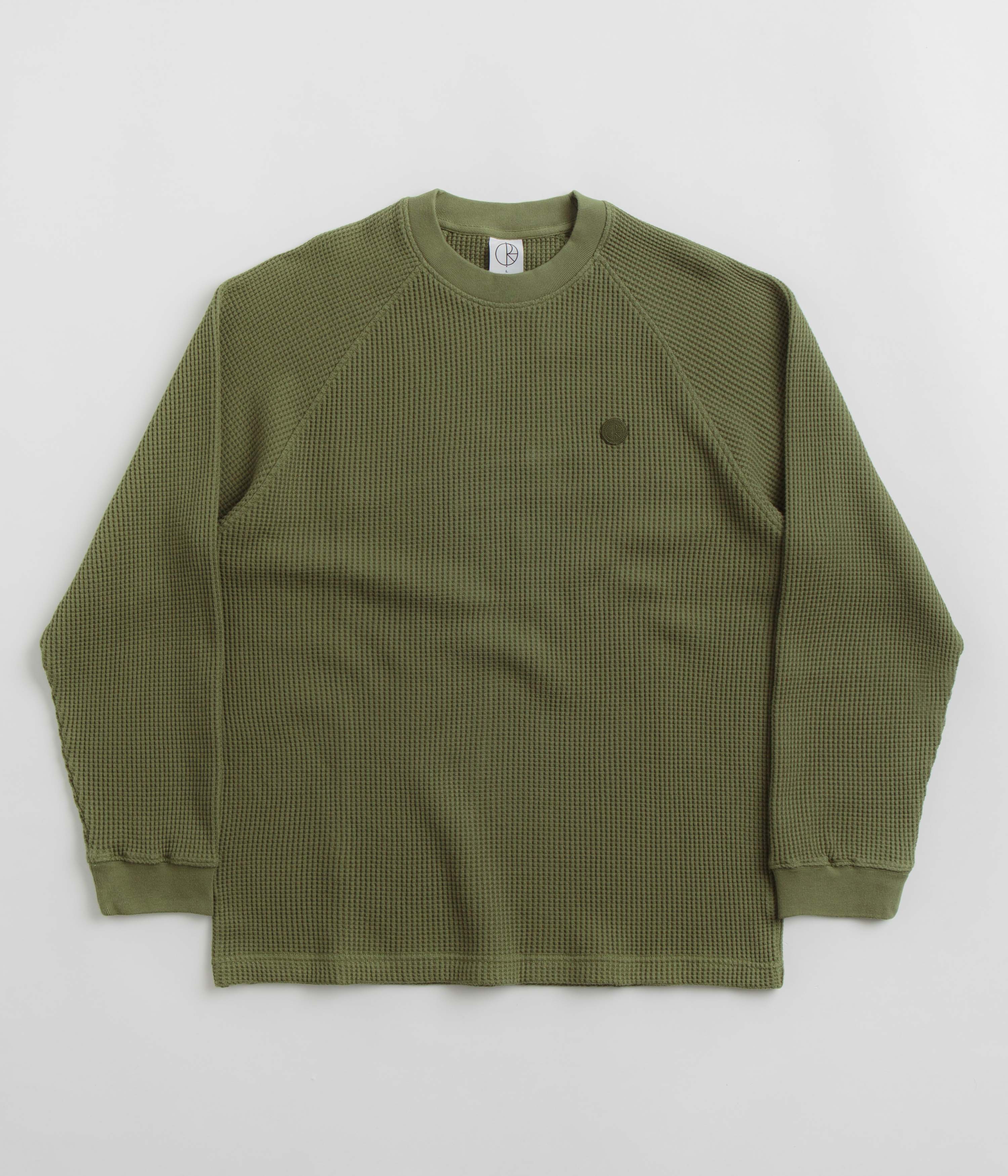 Polar Dan Long Sleeve T-Shirt - Army Green