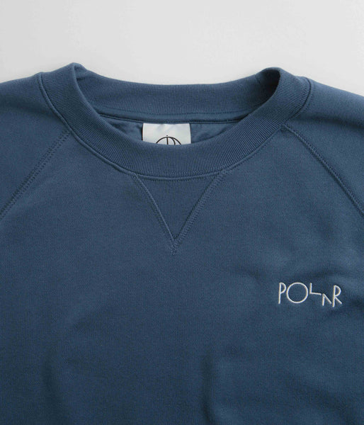Polar Default Crewneck Sweatshirt - Grey Blue | Flatspot
