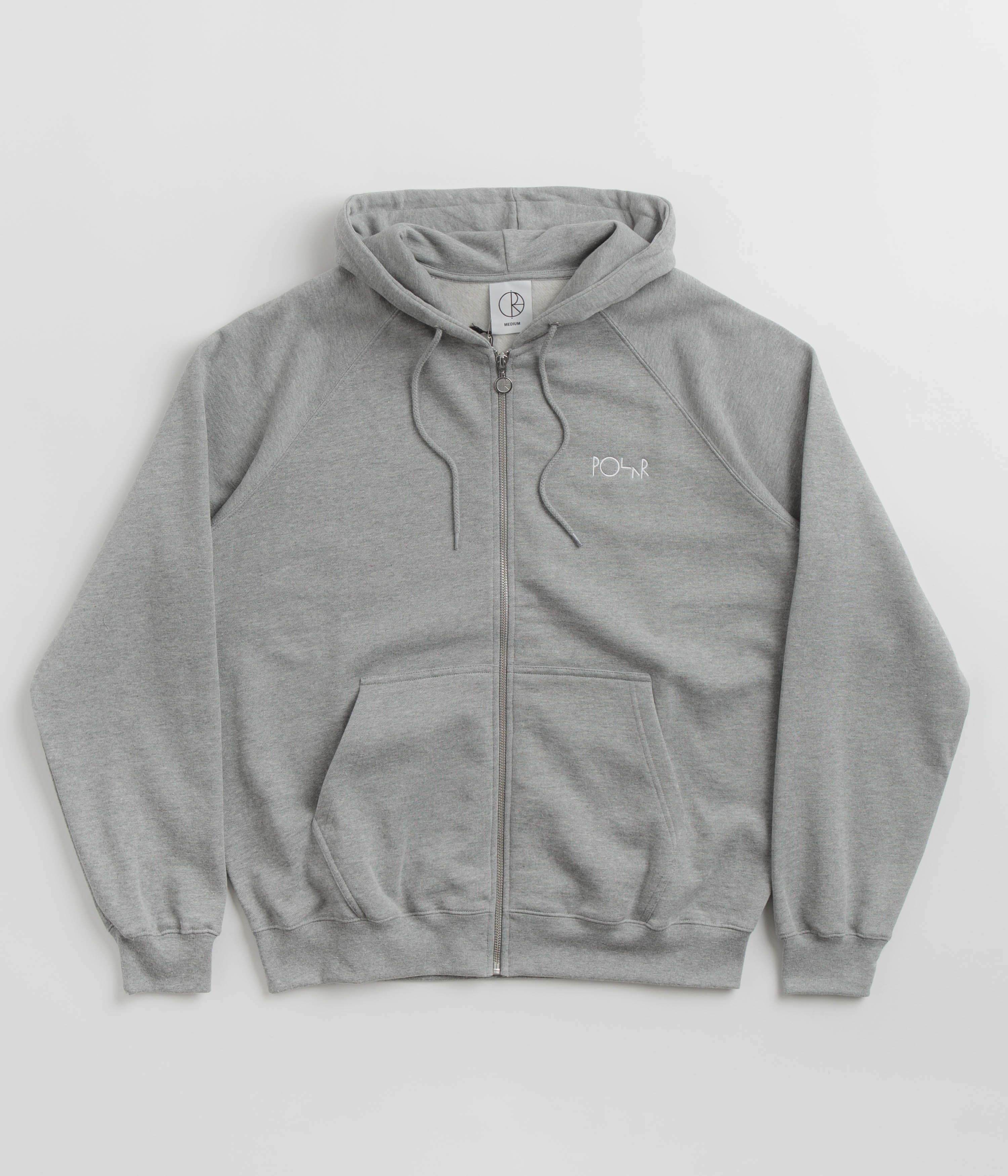 Polar Default Zip Hoodie - Heather Grey