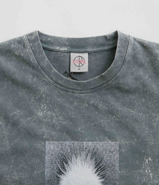 【Anyone more】Kerin Snap Polar Long Sleeve T-Shirt Nature Study Conifers Unisex Long Sleeve | Olive