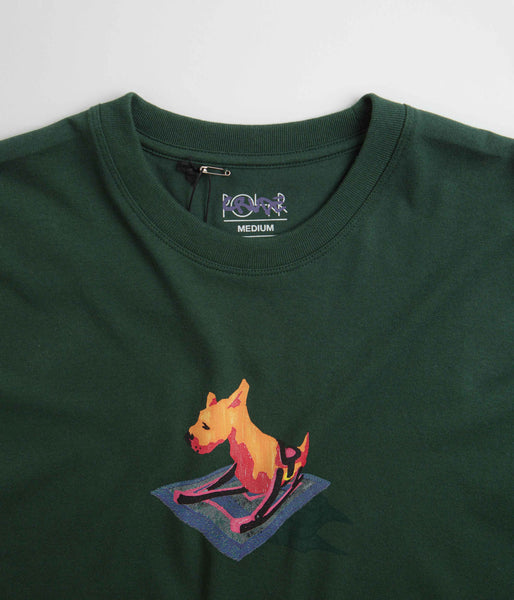 【POLAR SKATE CO】 Dog Tee [Dark Green] Pocket Tee - Dark Green – Polar Skate Co.