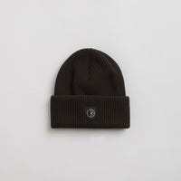 Polar Double Fold Merino Beanie - Brown thumbnail