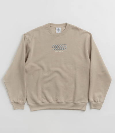 Polar Faces Dave Crewneck Sweatshirt - Taupe