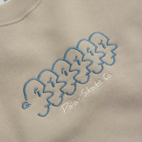 Polar Faces Dave Crewneck Sweatshirt - Taupe thumbnail