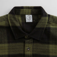 Polar Flannel Mike Shirt - Black / Army Green thumbnail