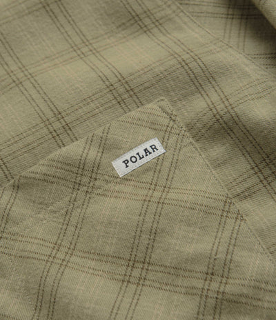 Polar Flannel Mitchell Shirt - Green / Beige