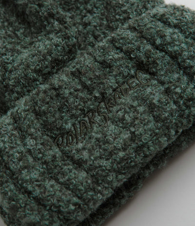 Polar Fluff Beanie in Grey Green