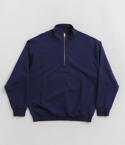Polar Frank Half Zip Sweatshirt - Dark Blue