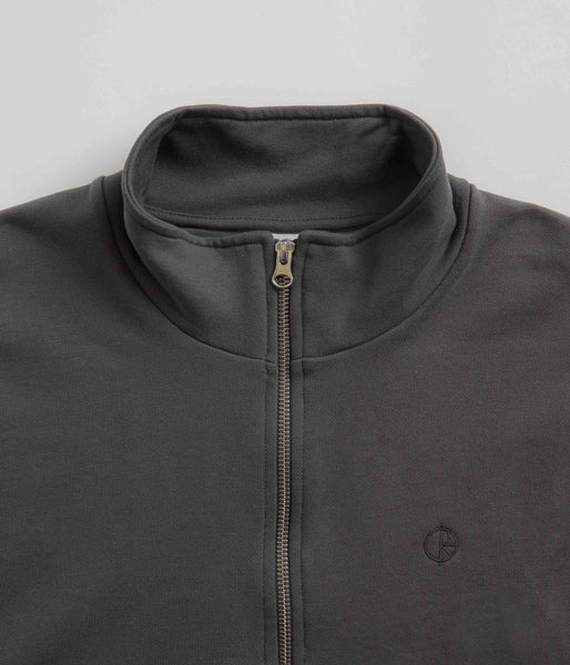 Polar Frank Half Zip Sweatshirt - Graphite | flatspot