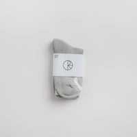 Polar Happy Sad Classic Socks - Heather Grey thumbnail