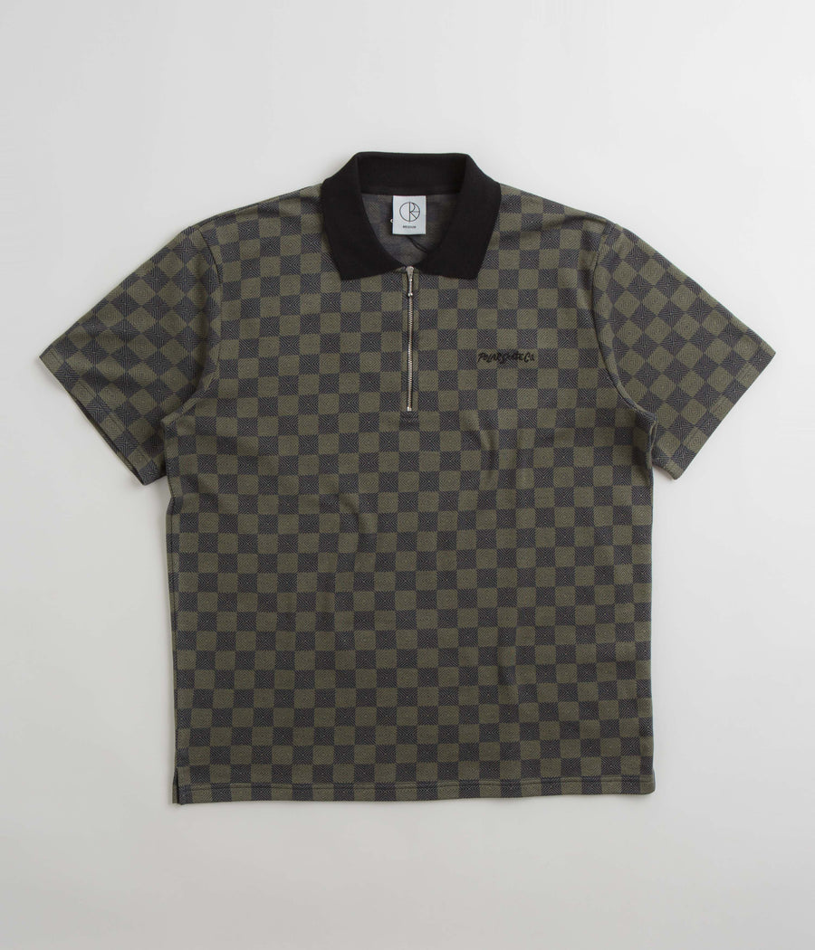Polar Jacques Checkered Polo Shirt - Black / Green