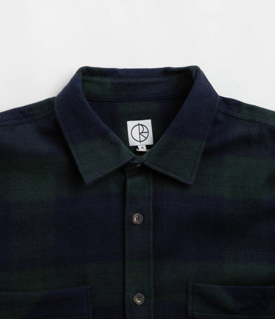 Polar Mike Flannel Shirt - Navy / Teal