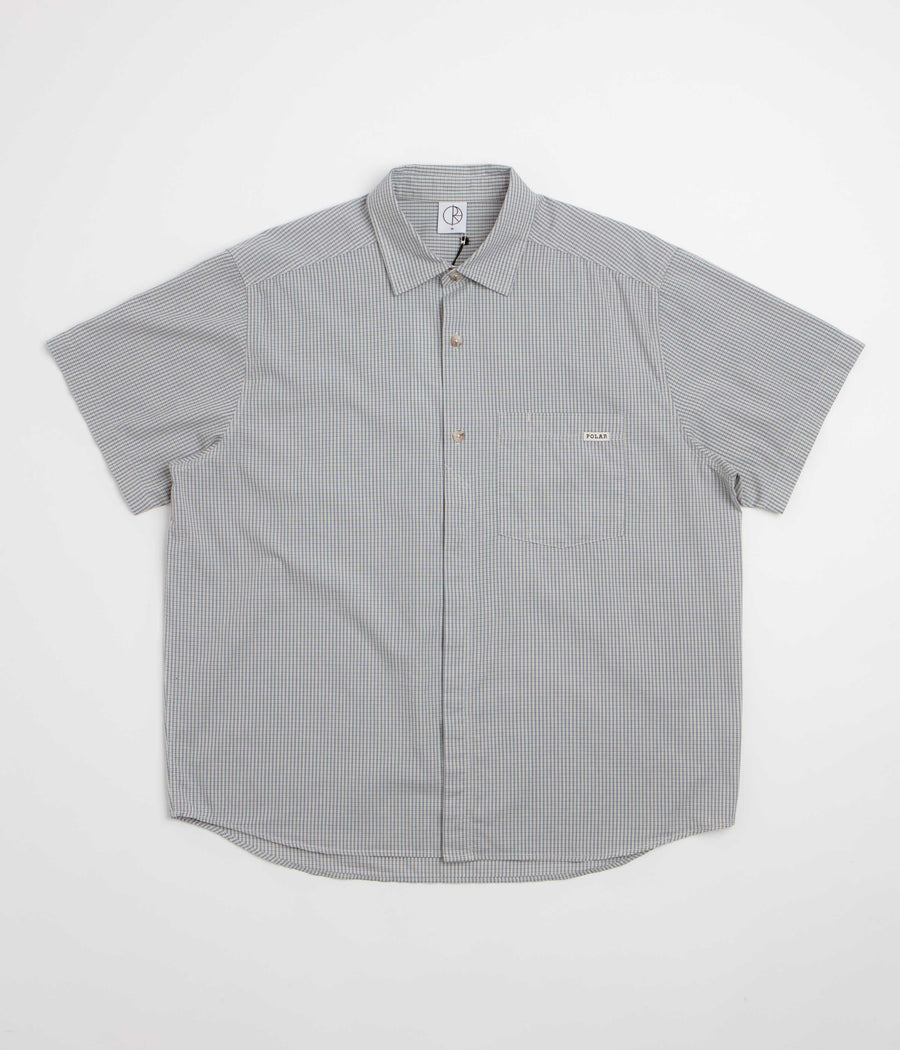 Polar Mitch Short Sleeve Shirt - Blue Check