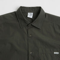 Polar Mitch Short Sleeve Shirt in Dirty Black thumbnail
