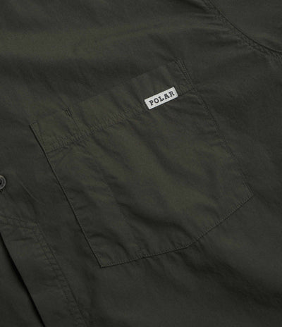 Polar Mitch Short Sleeve Shirt in Dirty Black