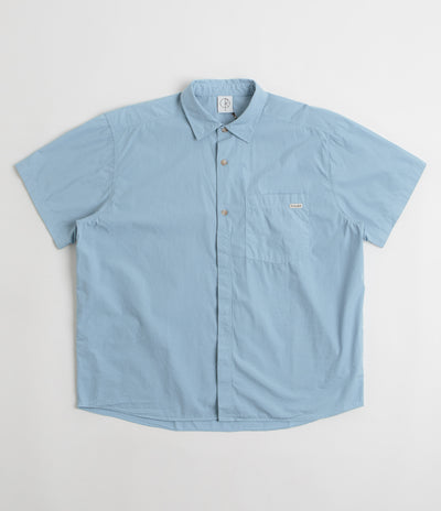 Polar Mitch Short Sleeve Shirt in Dove Blue