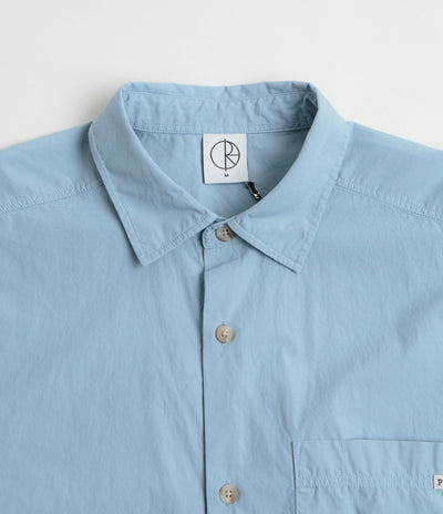 Polar Mitch Short Sleeve Shirt in Dove Blue